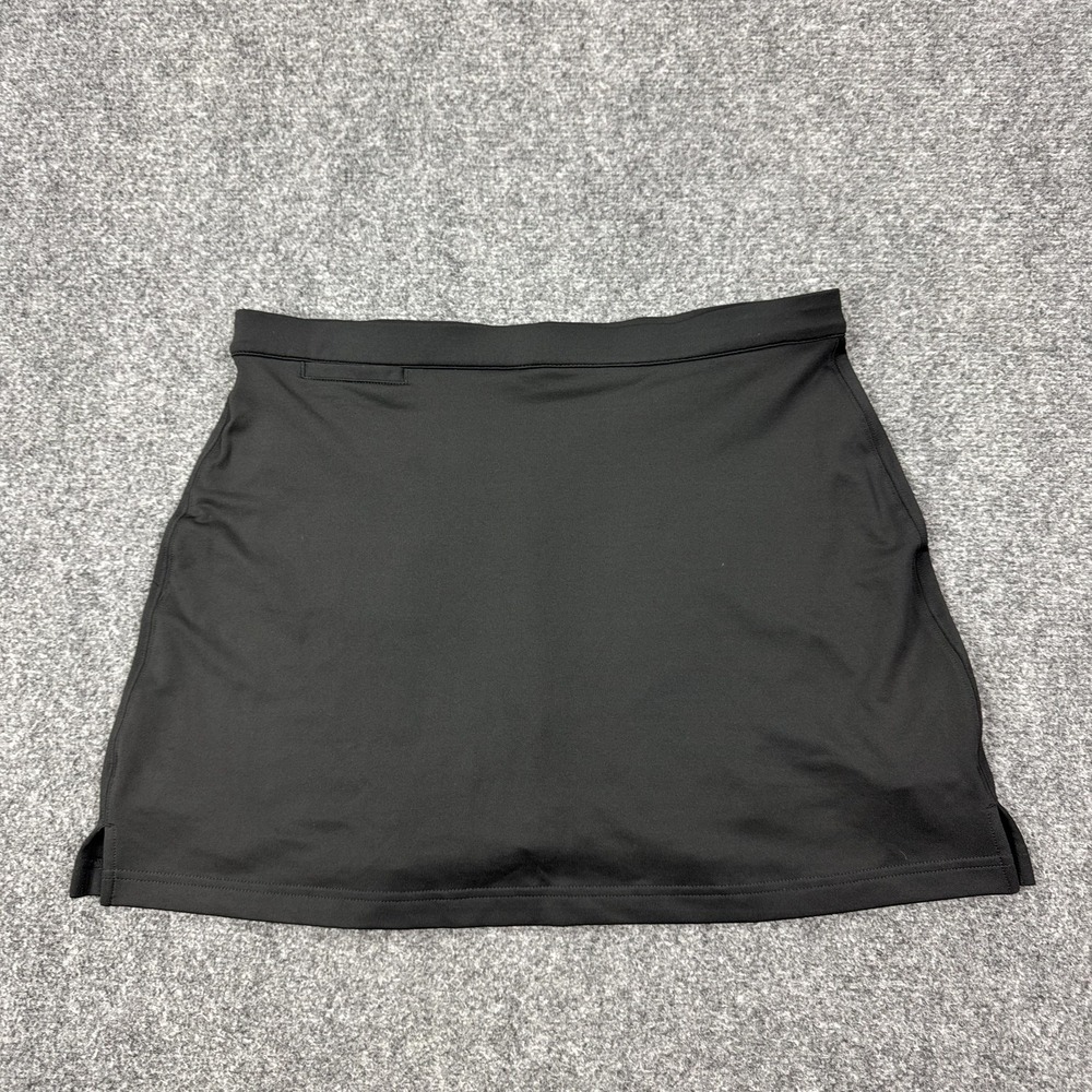 Adidas Skort Womens 10 Black ClimaCool‎ Golf Stretch Lined Pockets Athletic